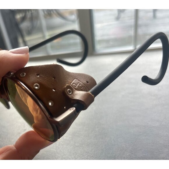 VIntage Julbo Vermont Classic Glacier Sunglasses in Spectron Brass/Brown - RARE! - Picture 5 of 16